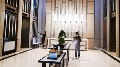 浙江省杭州市同人酒店售楼部室内除甲醛-大型工程除甲醛案例