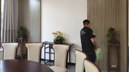 北京市海淀区中餐宴会厅除甲醛-酒店餐饮除甲醛案例